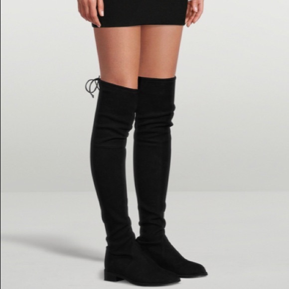 Stuart Weitzman Lowland Over the Knee suede boots - Picture 2 of 8